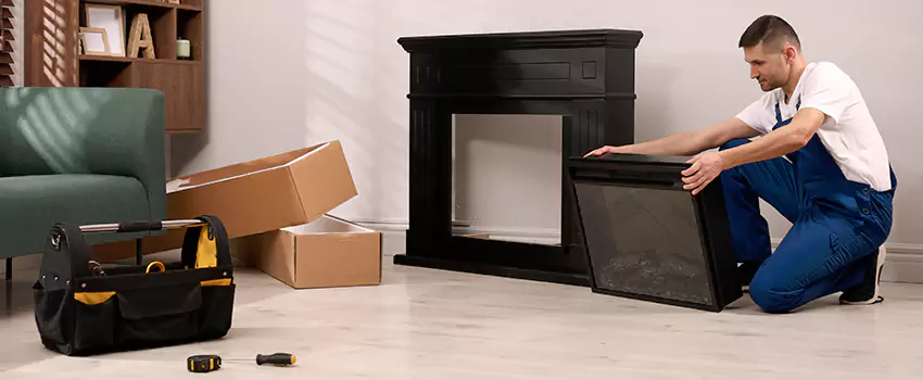 Old Rusted Metal Fireplace Repair And Replacement in Southaven, MS