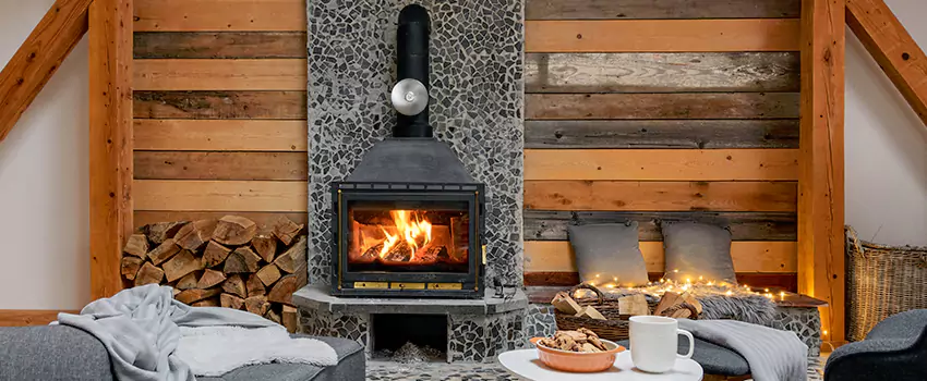 Thelin Hearth Products Direct Vent Gas Stove Fireplace Inspection in Southaven, Mississippi